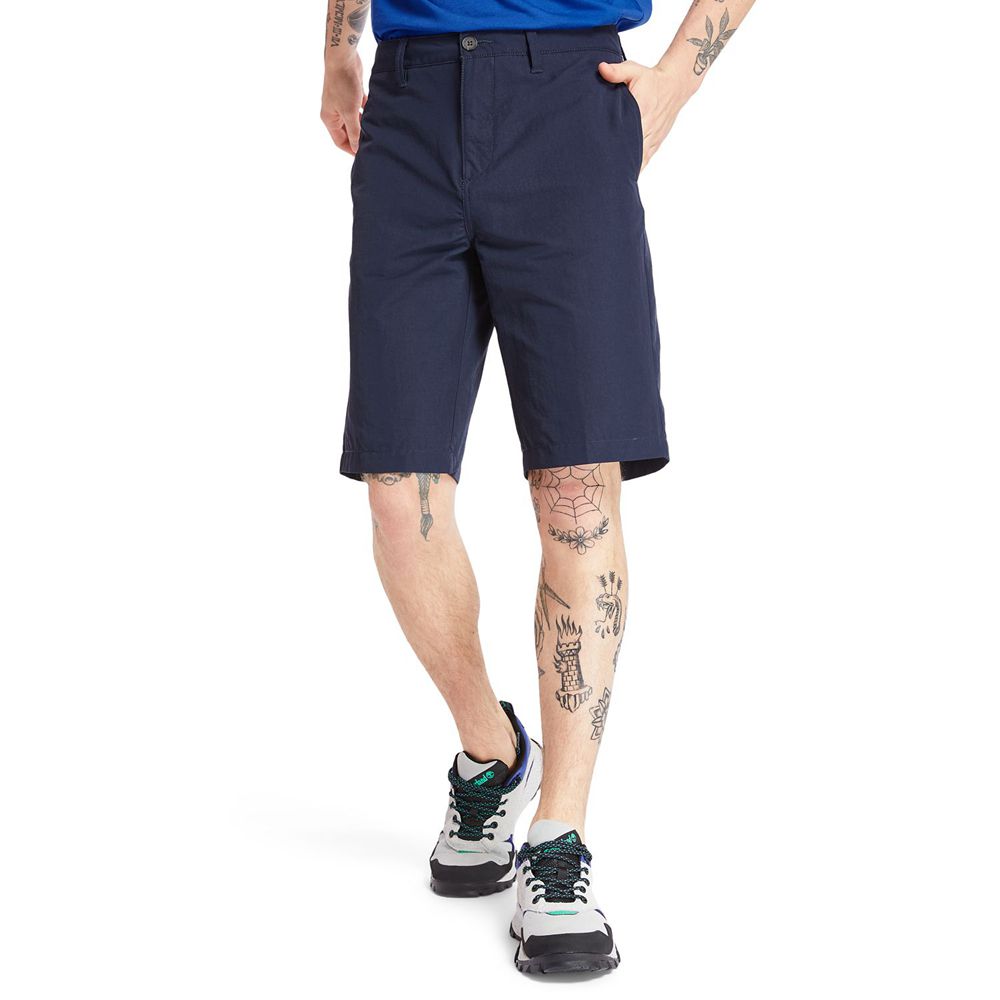 Shorts Timberland Barbati Bleumarin - Tarleton Lake Relaxed Twill - Romania - CERGNZ508